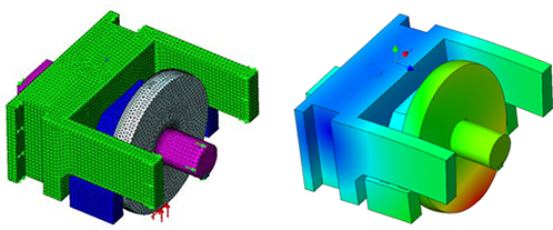 Optimized mechanical structure 