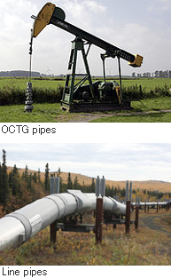 OCTG pipes and Line pipes